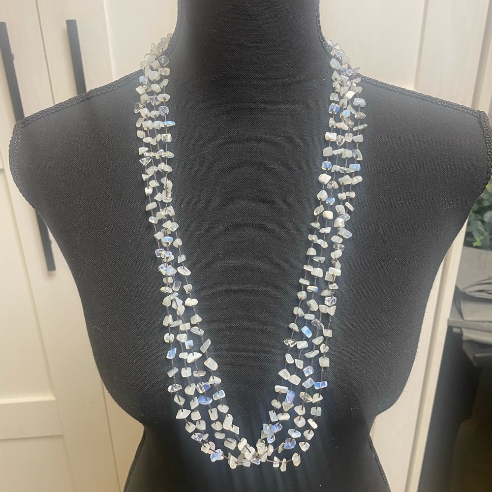 Knotted Sea Glass Necklace